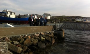 Alistair Carmiachael at Port Ellen Harbour