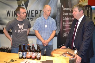 Alistair Carmichael meets the Windswept Brewery team.
