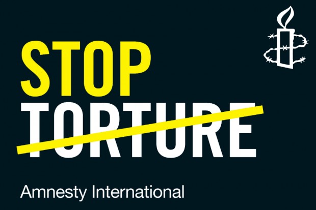 Stop torture amnesty logo