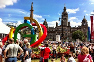 Glasgow looking great during the Games.